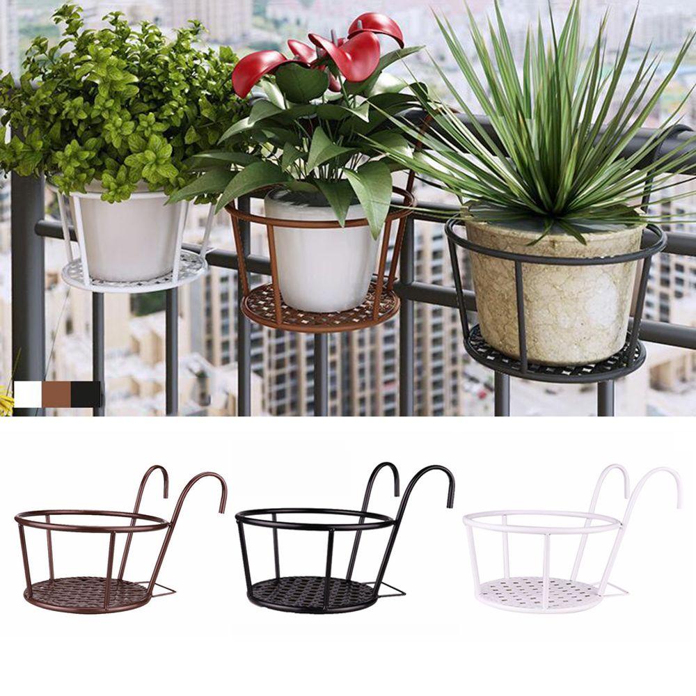 Giá Sắt Treo Chậu Hoa Trang Trí Ban Công / Cửa Sổ