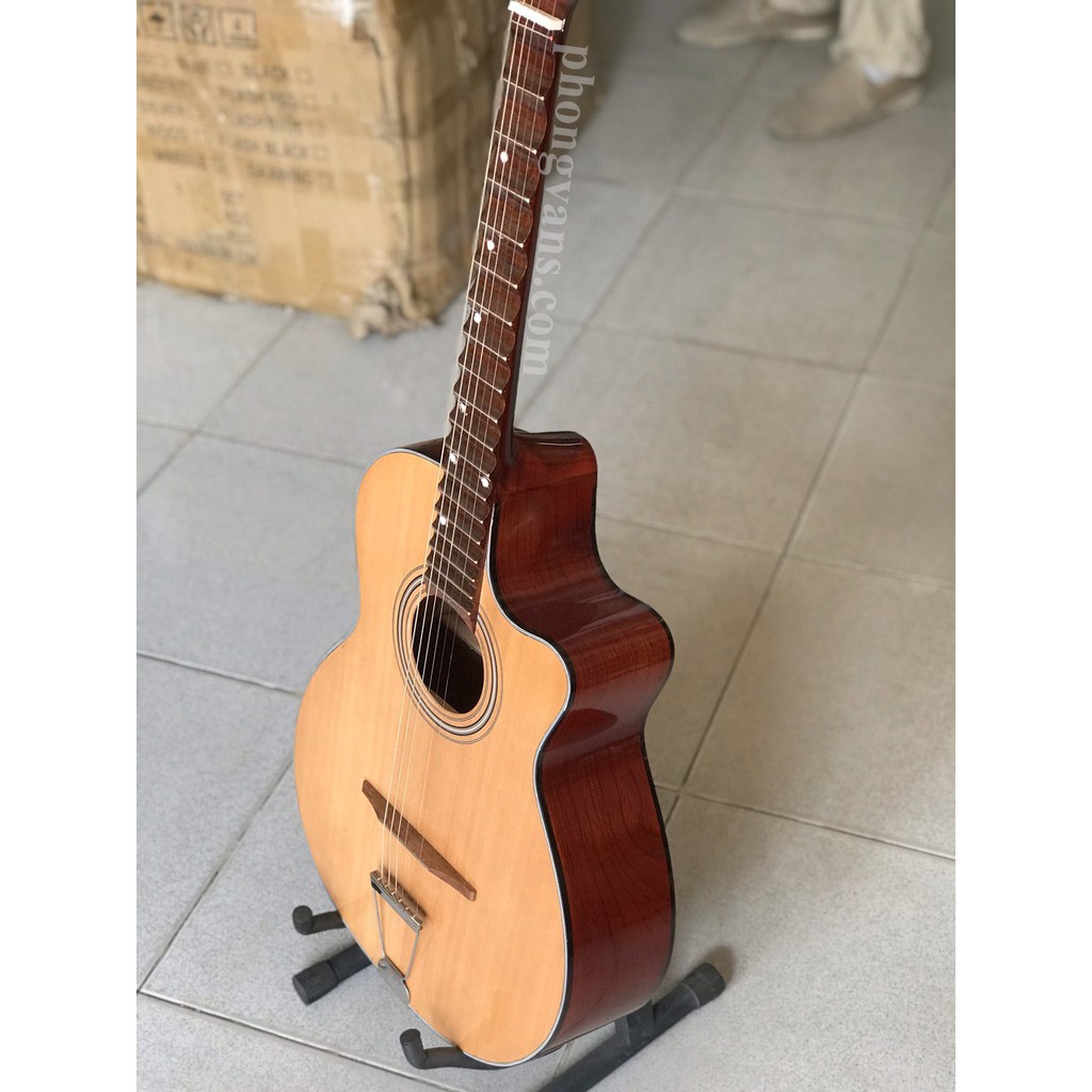 Đàn guitar vọng cổ thùng gỗ hồng đào