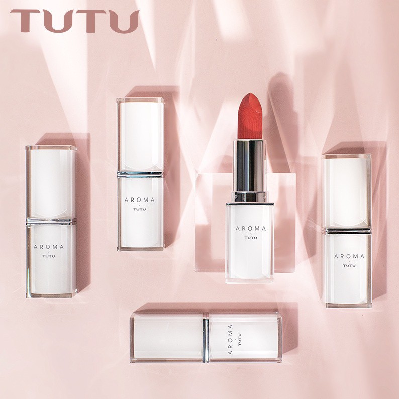 [TUTU] Son thỏi Tutu x Aroma White Tube (TU5323)