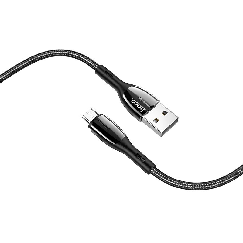 Cáp Sạc MICRO USB Hoco U89 Cho Android Dây Dù 1.2M - BH 1 Năm Chính Hãng (MÀU SẮC NGẪU NHIÊN) - Hưng Long PC