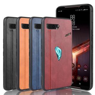 Ốp điện thoại silicone mặt da PU cho Asus ROG Phone II ZS660KL Asus ROG Phone 2