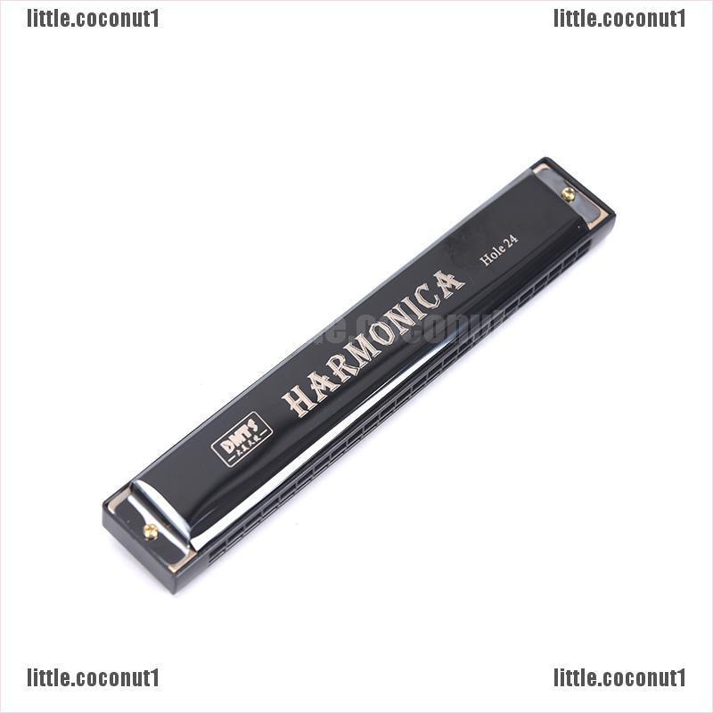 Kèn Harmonica Tremolo 24 Lỗ Màu Xanh Dương