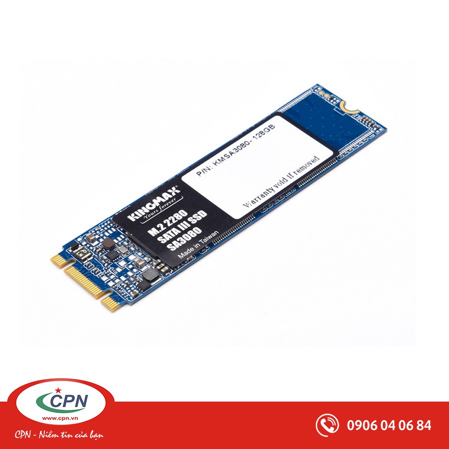 Ổ cứng thể rắn SSD Kingmax M.2 2280 128GB SA3080-128GB | WebRaoVat - webraovat.net.vn