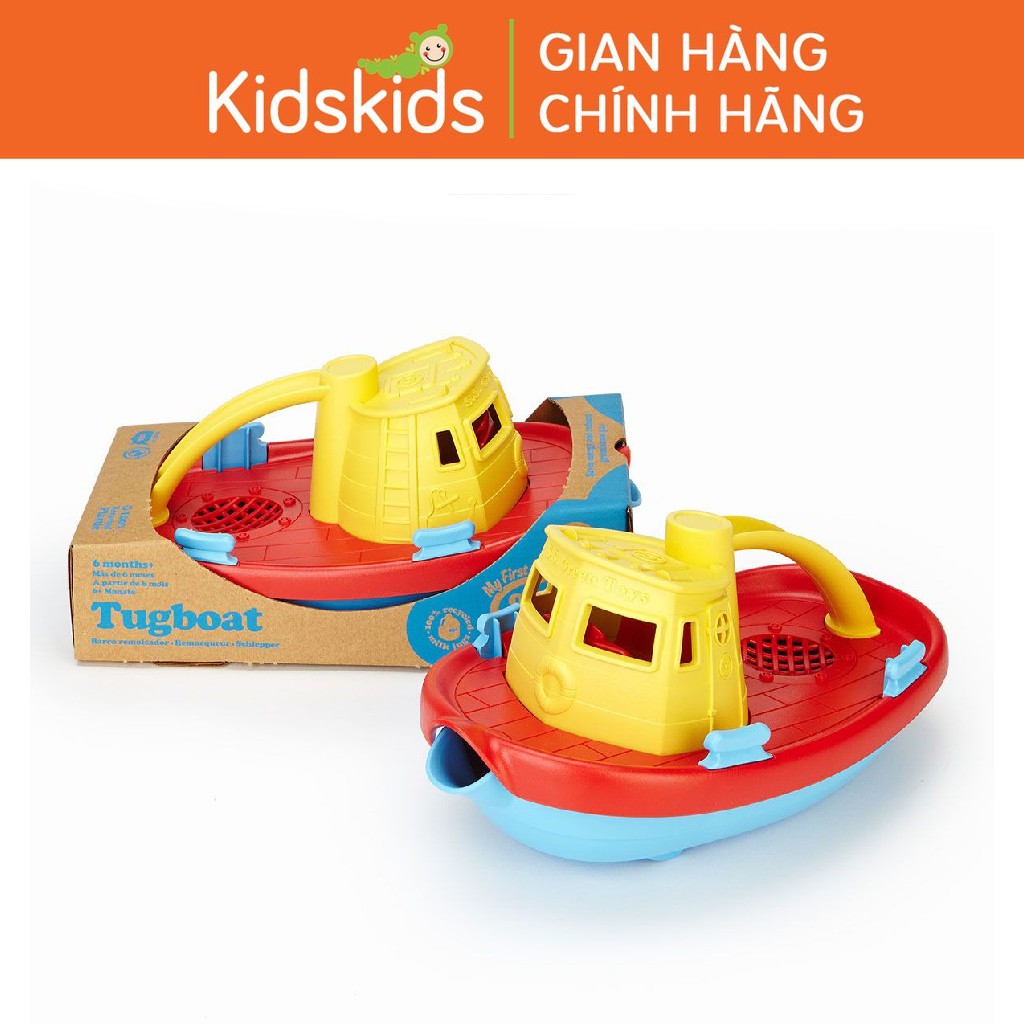 Đồ chơi tàu thuỷ kéo Green Toys - Vàng