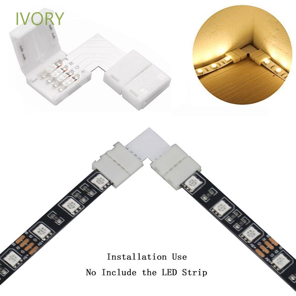 Set 10 dây đèn LED chữ L 4Pin RGB 5050 nhiều màu sắc