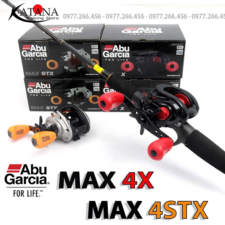 Máy câu ngang Abu Garcia Max 4X - Max 4STX