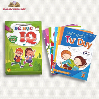 Sách - Bé học IQ Túi 8 cuốn dành cho trẻ 5 - 6 tuổi