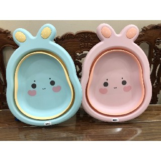 Chậu Rửa Mặt Gấp Gọn Hình Thỏ Đáng Yêu Cho Bé
