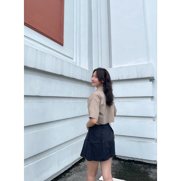 YU CHERRY | Váy mini nữ Pleated Mini Skirt YV037