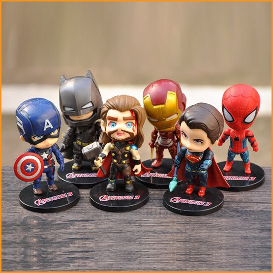 [FREESHIP💝] Bộ Avenger Biệt Đội Báo Thù - Trang trí bánh sinh nhật - phukiensinhnhat.com