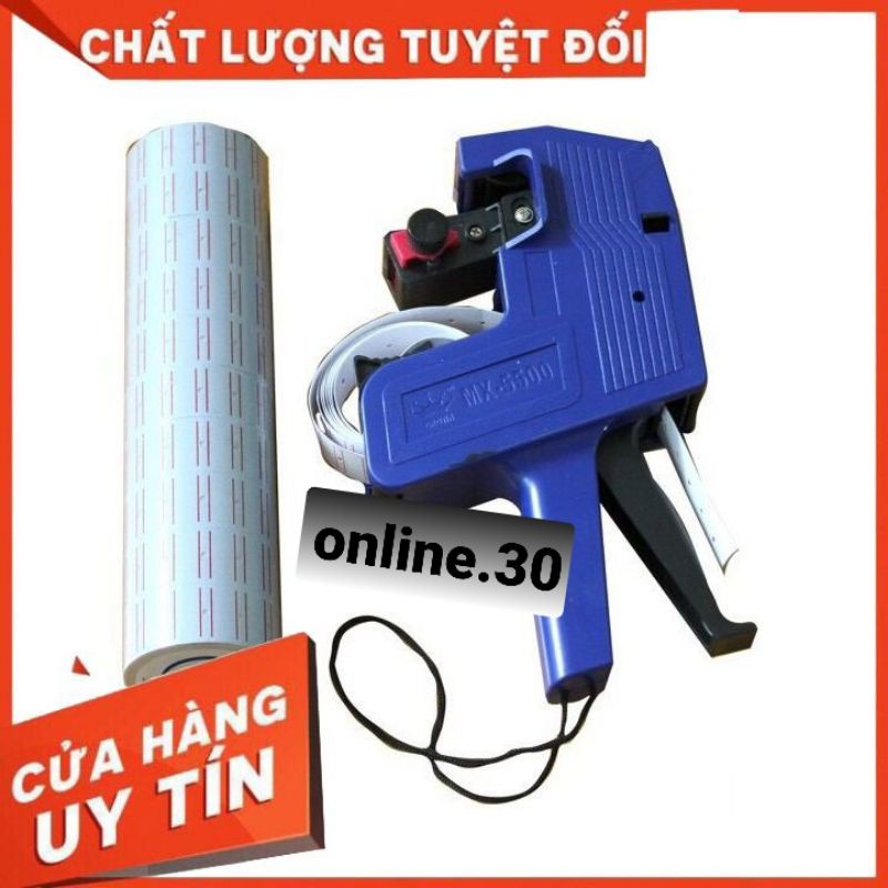 combo 1Súng bắn giá+10 cuộn giấy giá và máy bắn giá MOTEX MX_5500