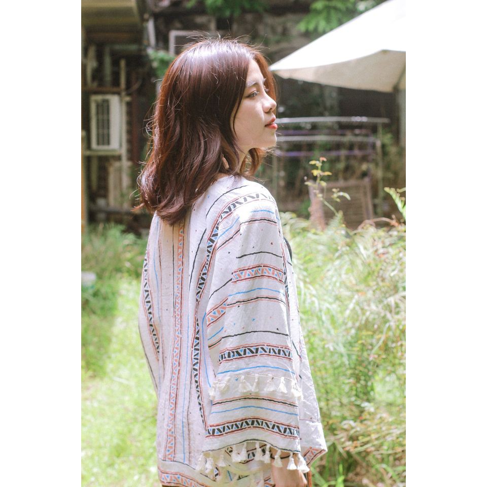 Tassie Cardigan - Áo cardigan thổ cẩm thiết kế - Bộ sưu tập xuân hè | BigBuy360 - bigbuy360.vn