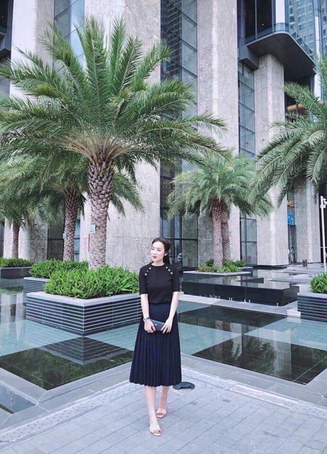 Chân váy xếp ly chất đẹp suôn mịn hàng loại 1 | BigBuy360 - bigbuy360.vn