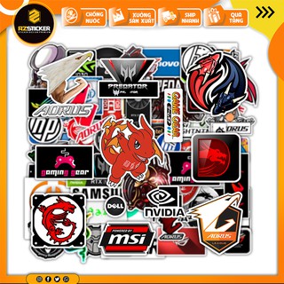 [Set 50+] Sticker In Hình Gaming Gear | Dán Nón Bảo Hiêm, Điện Thoại, Laptop, Bình Nước...Chống Nước, STK90-50