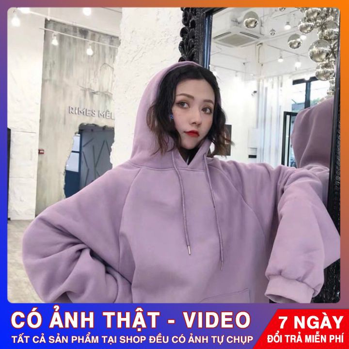Áo Hoodie BASIC ❤️FREESHIP❤️ Áo Hoodie Trơn form rộng unisex nam nữ dày dặn cực ấm | BigBuy360 - bigbuy360.vn