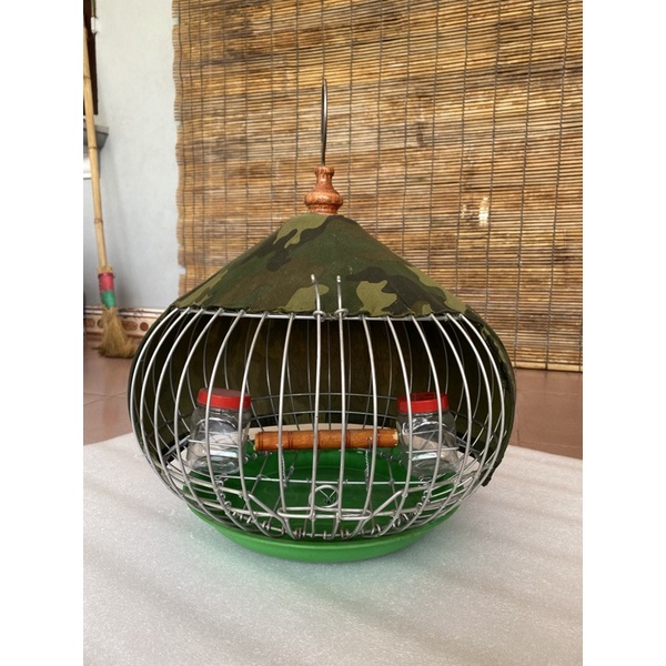 Lồng nuôi cu gáy inox bọc vải