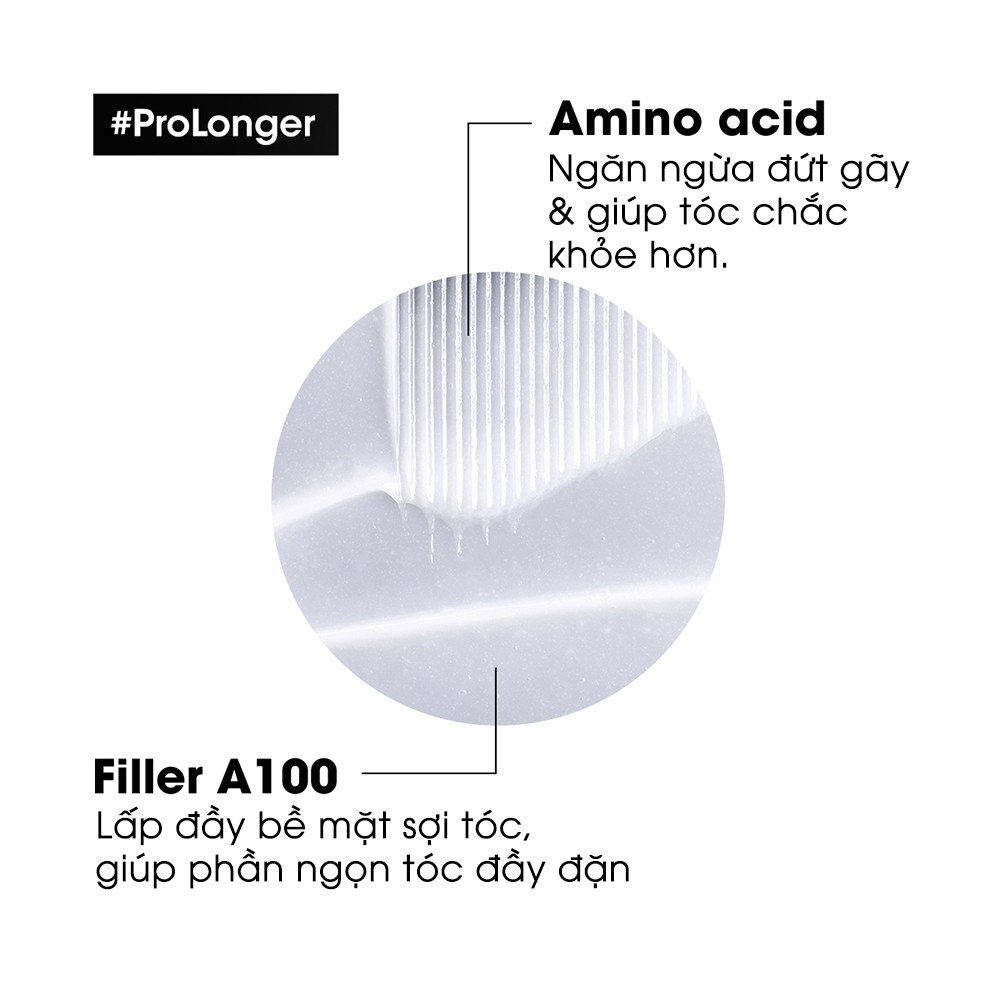 Dầu hấp ủ tóc chắc khỏe giảm gãy rụng L'OréalSerie Expert Pro Longer 250ml