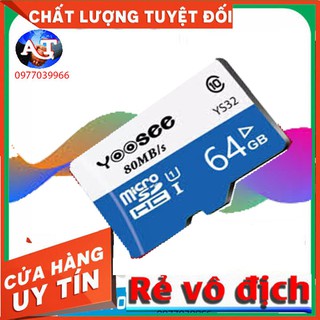 Thẻ nhớ 32g 64gb microsdhc yoosee ultra