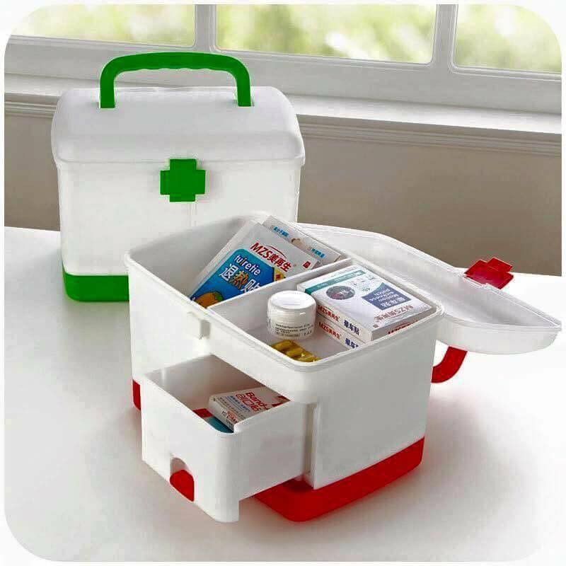 Tủ Thuốc Mini Kèm Bộ Cắt Móng, cắt chỉ