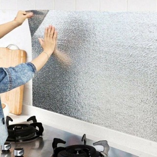 Giấy bạc dán bếp chống cháy cuộn 2m