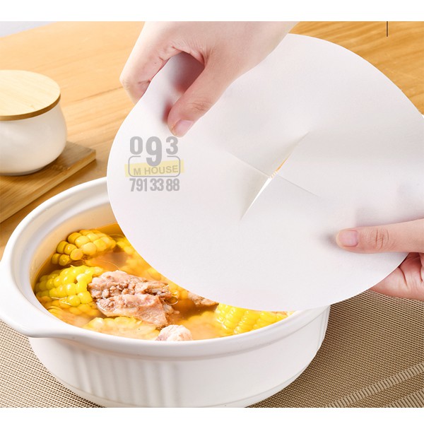 Combo 12 Giấy Thấm Dầu Mỡ Thực Phẩm 20cm