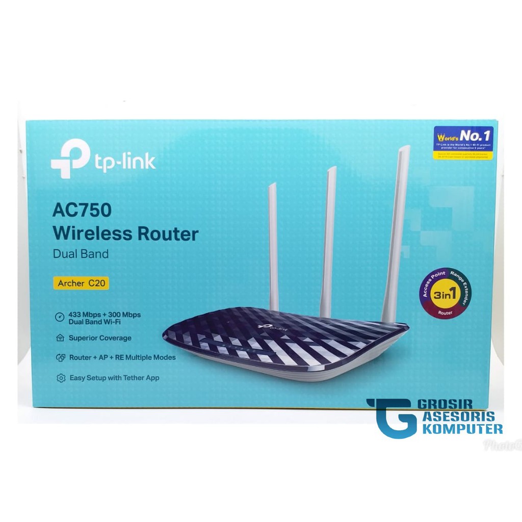 Bộ Phát Wifi Tplink Archer C20 Ac750 | BigBuy360 - bigbuy360.vn