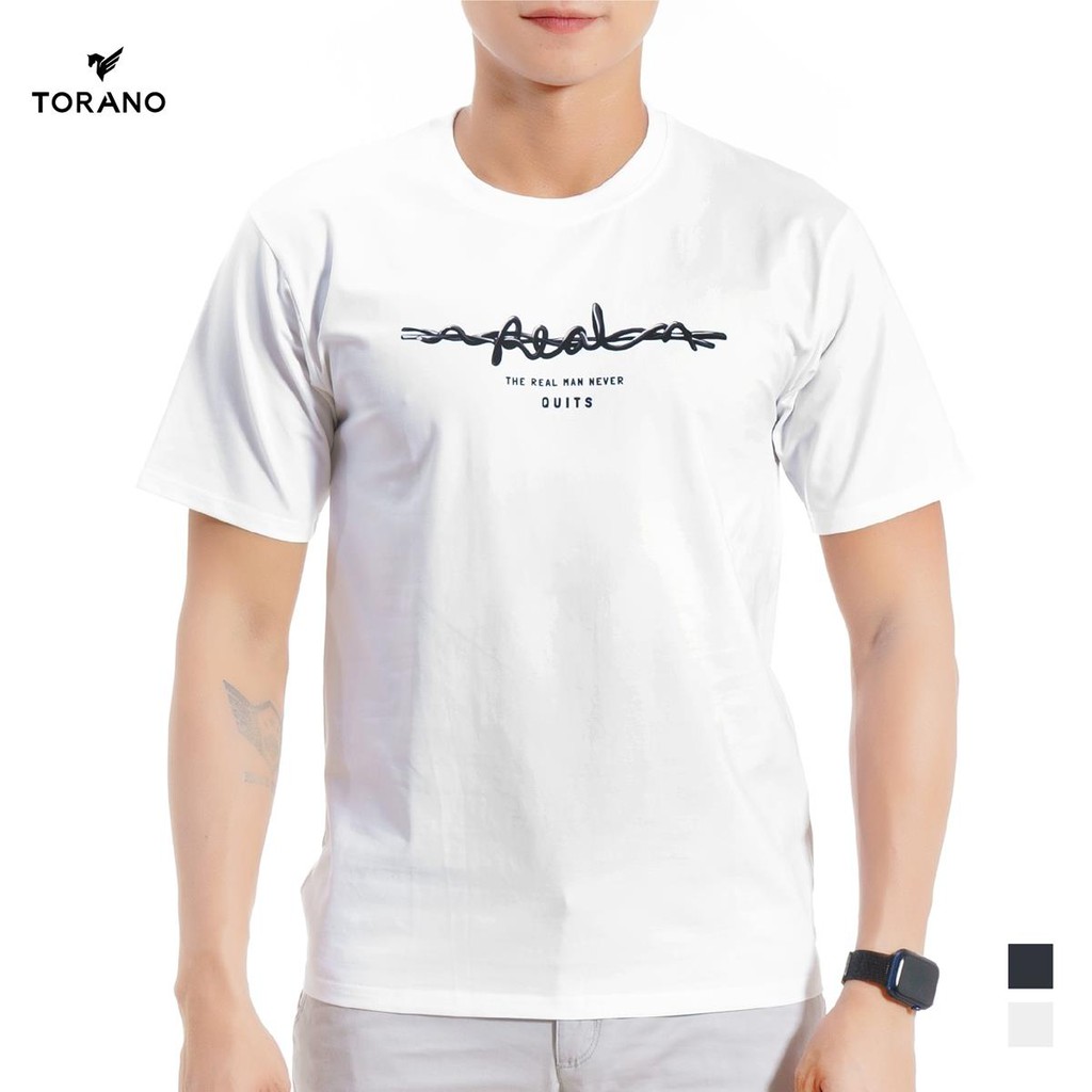 Áo thun nam TORANO ngắn tay, co giãn thấm hút mồ hôi TS414