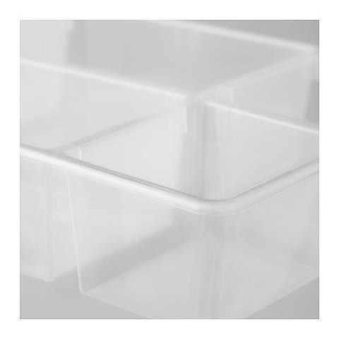 CÓ SẴN Khay nhựa chia ngăn Ikea Antonius 37 x 24 x 7 cm