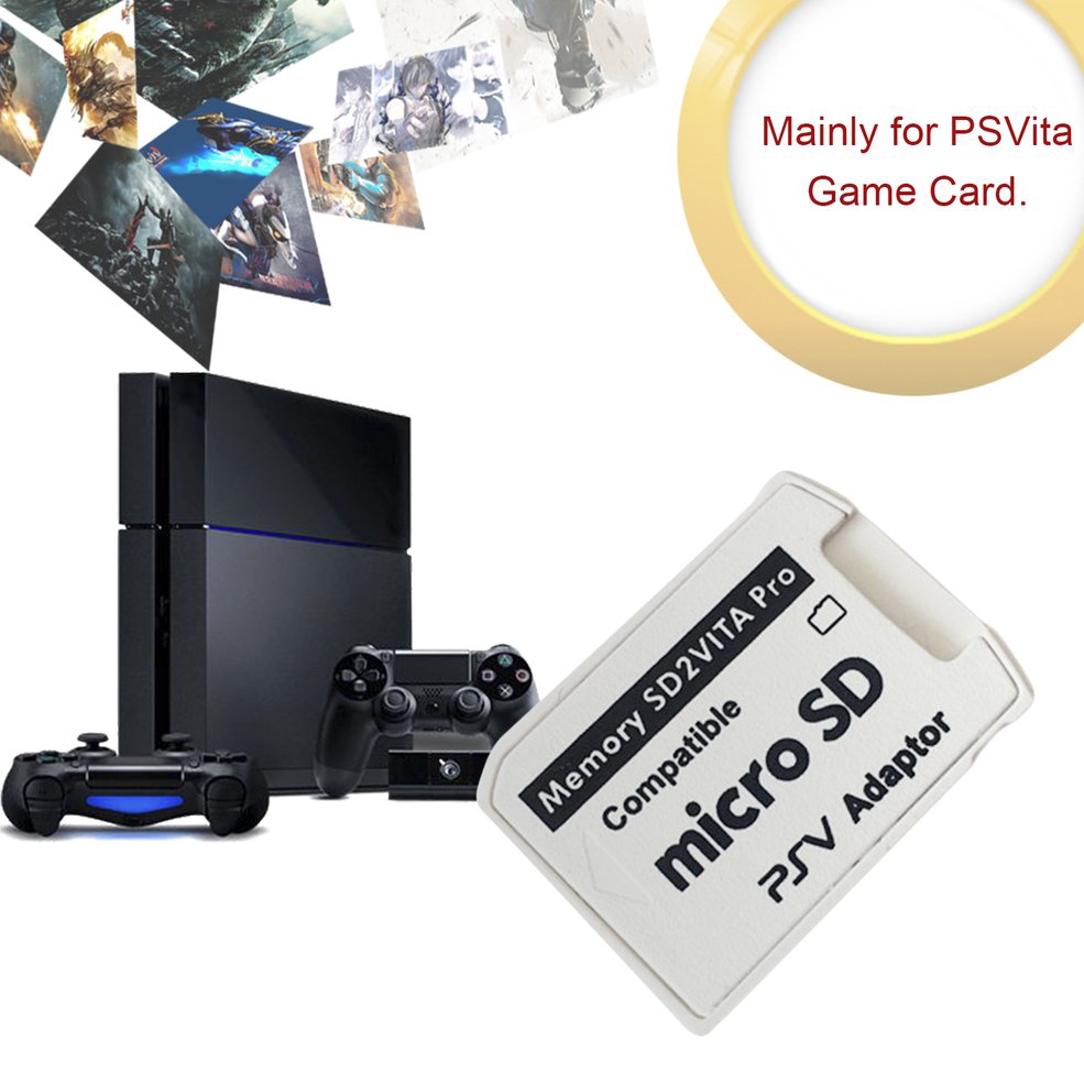 COD】Version 5.0 SD2VITA Adapter For PS Vita Memory TF Card for PSVita Game Card