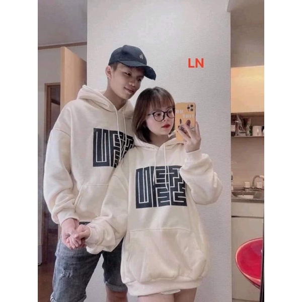 Áo hoodie chữ zic zắc LN11