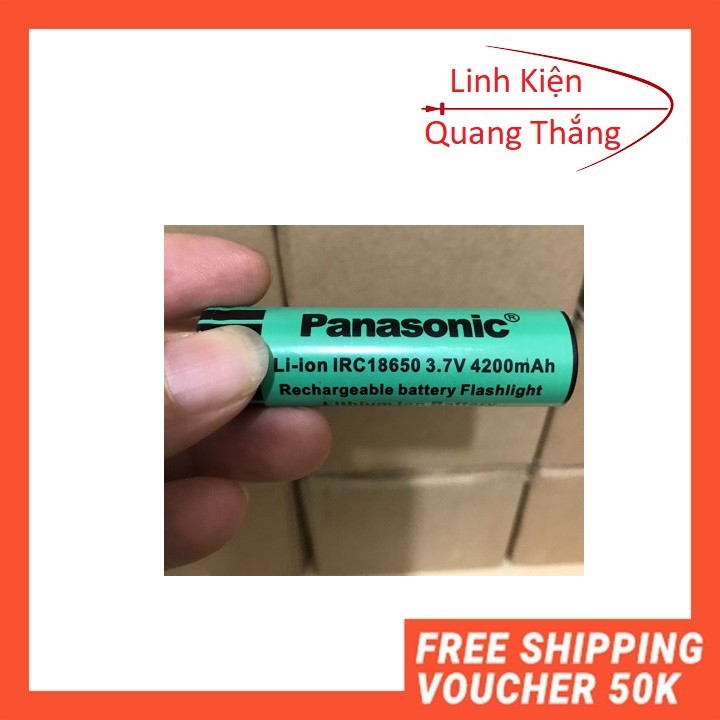 Pin Li-on 18650 dung lương 4200mAh dòng xả 10C(loại tốt)