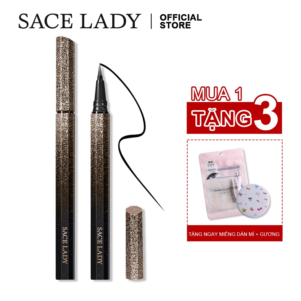 Bút kẻ mắt SACE LADY chống nhòe lâu trôi nhanh khô 17g