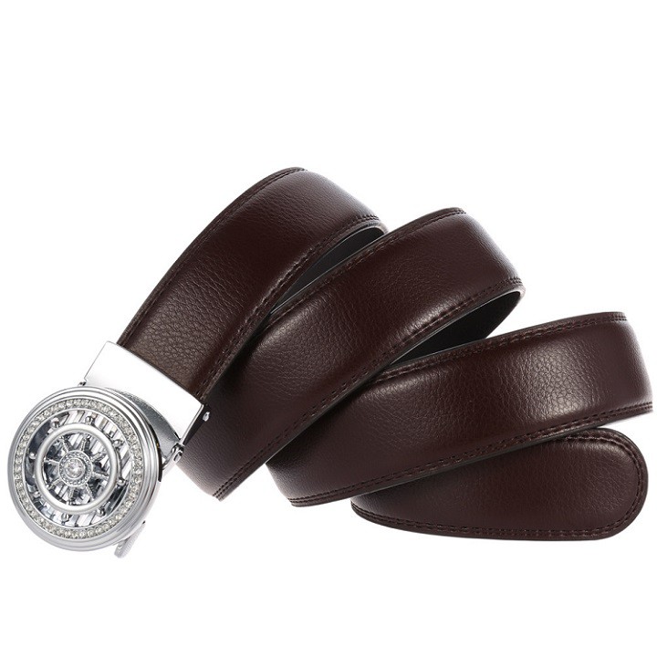 Dây nịt, thắt lưng nam mặt tròn xoay cá tính TLX