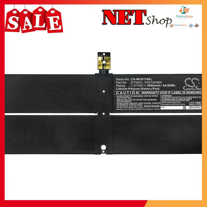 💖 Pin Laptop Microsoft Surface Laptop 1st Gen 1769 2017 G3HTA036H DYNK01 Battery