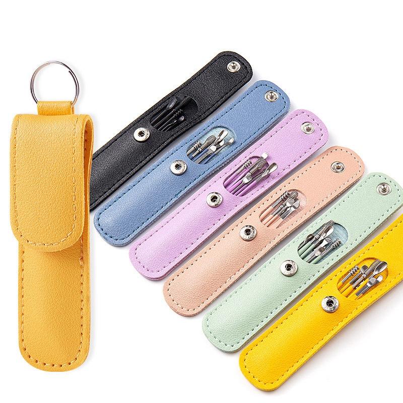 Set 6 Dụng Cụ Lấy Ráy Tai Bằng Thép Không Gỉ Hình Xoắn Ốc