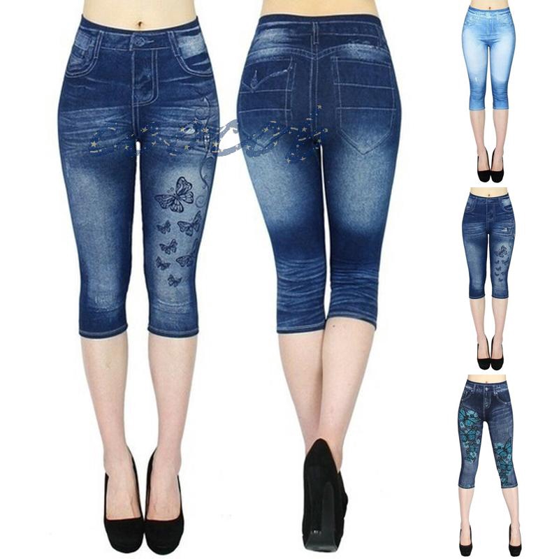 Quần Legging Giả Jean Thời Trang Nữ