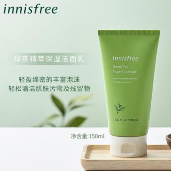 [HÀNG HOT]  SỮA RỬA MẶT INNISFREE TRÀ XANH GREEN TEA 150ML | BigBuy360 - bigbuy360.vn