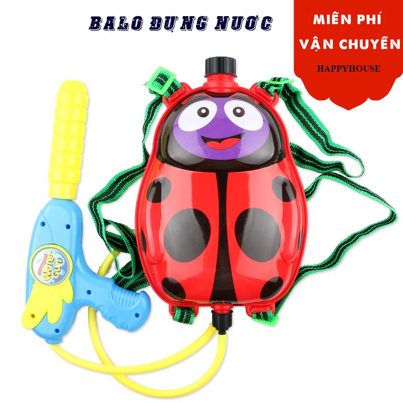 Balo phun nước hình chú ong ngộ nghĩnh cho bé vui chơi ngoài trời