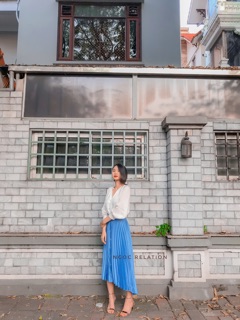 Áo sơ mi H&M cổ chữ V