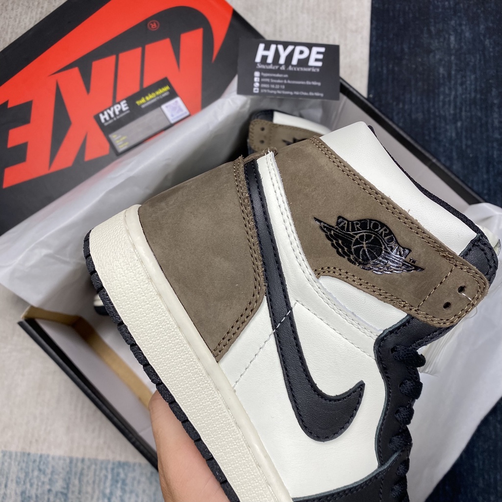 Giày sneaker Jordan 1 high Dark Mocha  - Hype Sneaker | Phiên bản high quality.