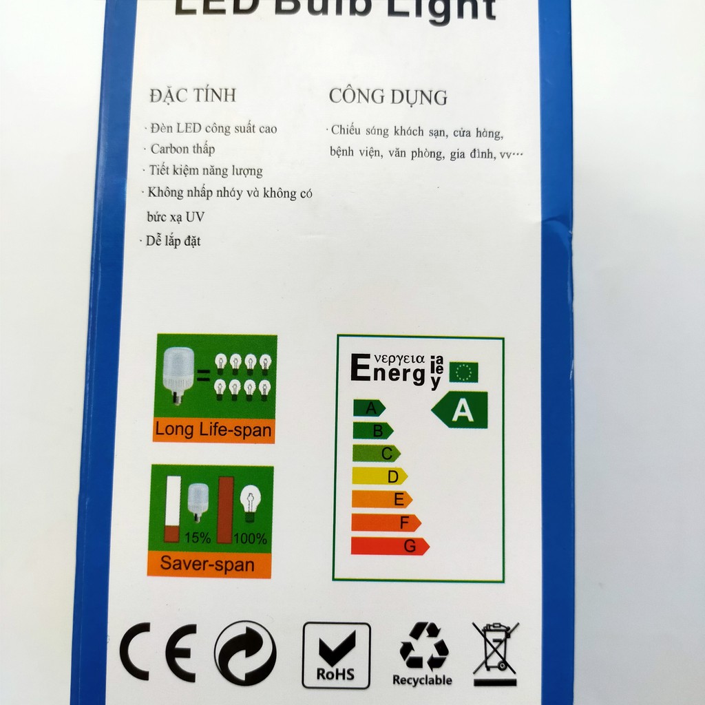 Bóng Đèn LED bulb 20W E27