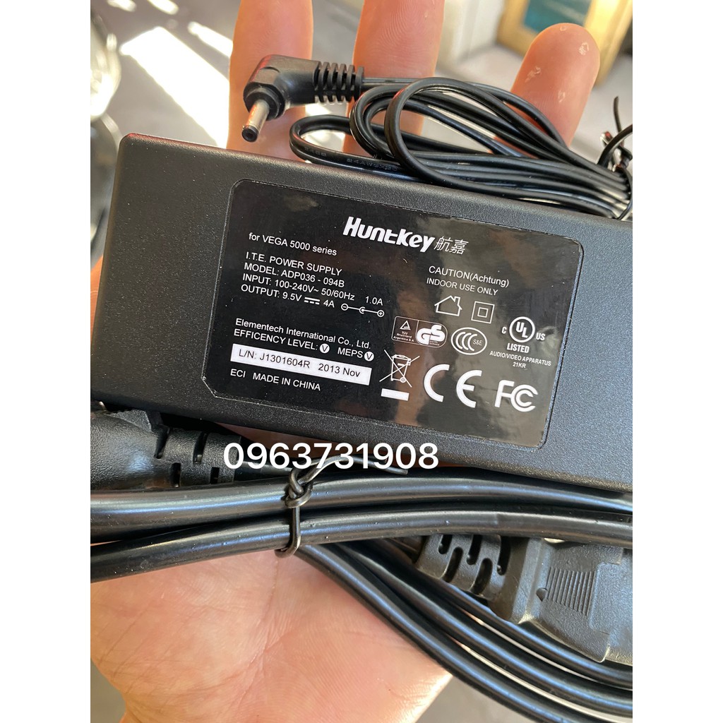 Adapter nguồn máy Pos S90 9.5V-4A chính hãng