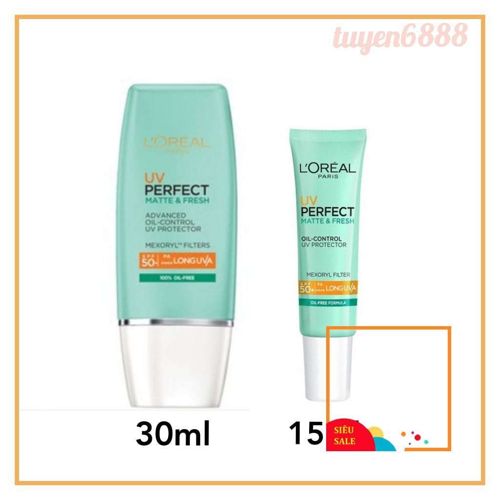 Kem chống nắng dạng sữa L'oreal Paris UV Perfect SPF50+