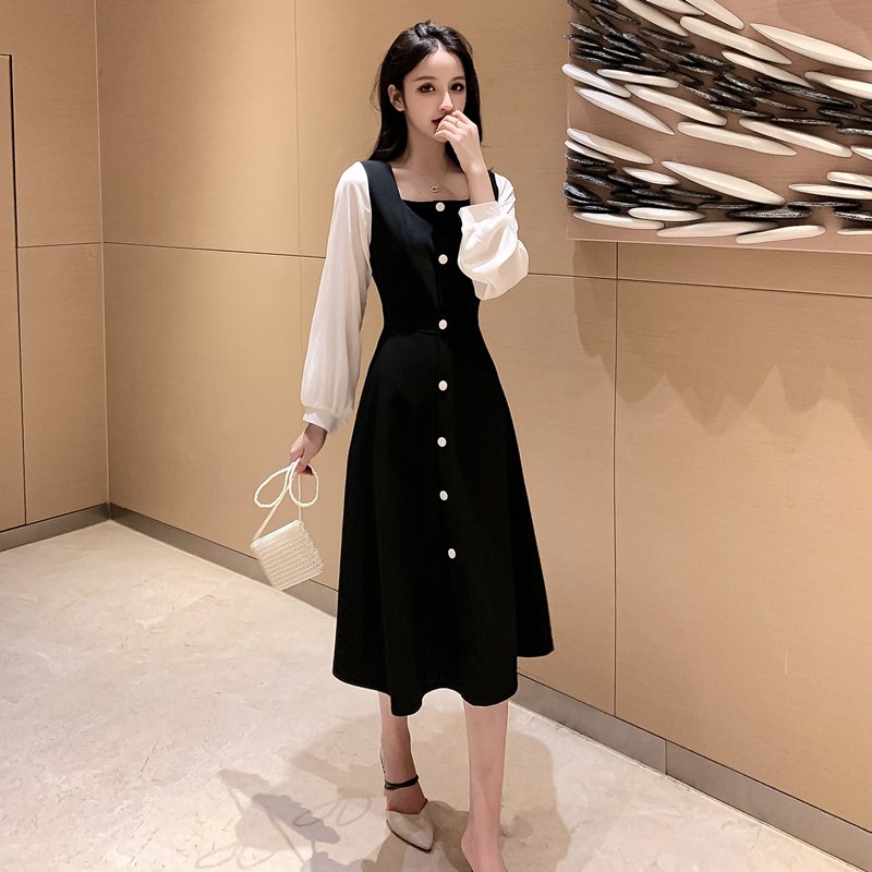 Váy đầm tay dài tiểu thư cực xinh | BigBuy360 - bigbuy360.vn