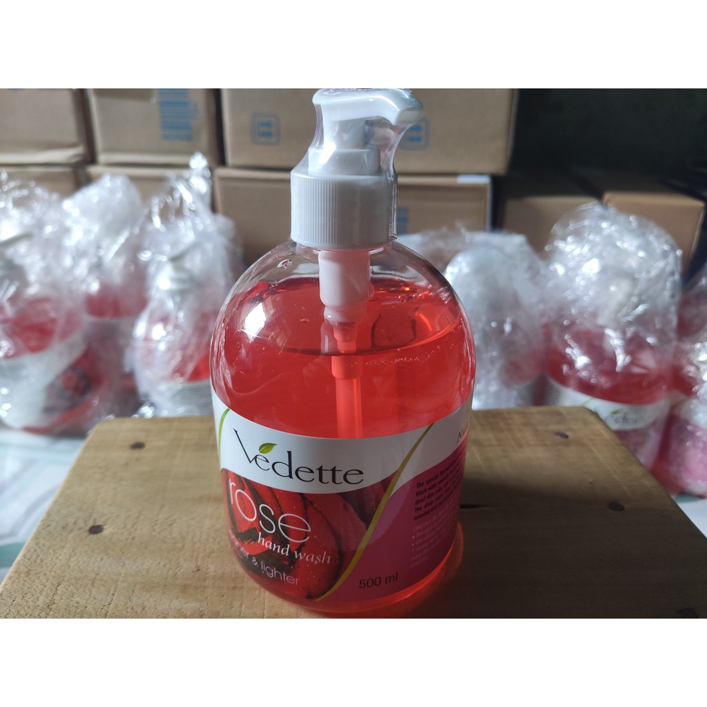 Nước rửa tay Vedette hoa hồng loại 500ml | BigBuy360 - bigbuy360.vn