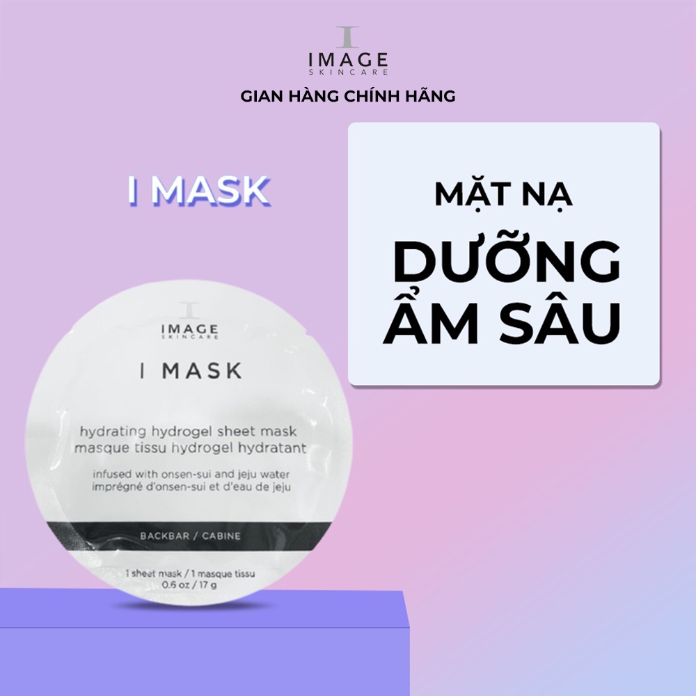 Mặt nạ sinh học cấp ẩm chuyên sâu Image Skincare I Mask Hydrating Hydrogel Sheet Mask 17 gr