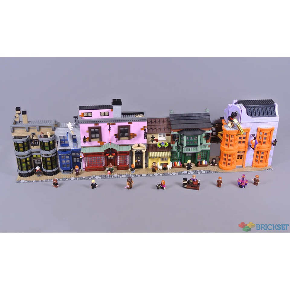 Đồ Chơi Lắp Ghép 75978 - Leji 99911 Harry Potter Hẻm Xéo Diagon Alley 5588 Mảnh
