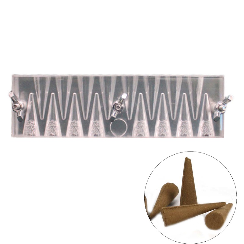 Khuôn acrylic trong suốt làm nhang trầm hương nụ