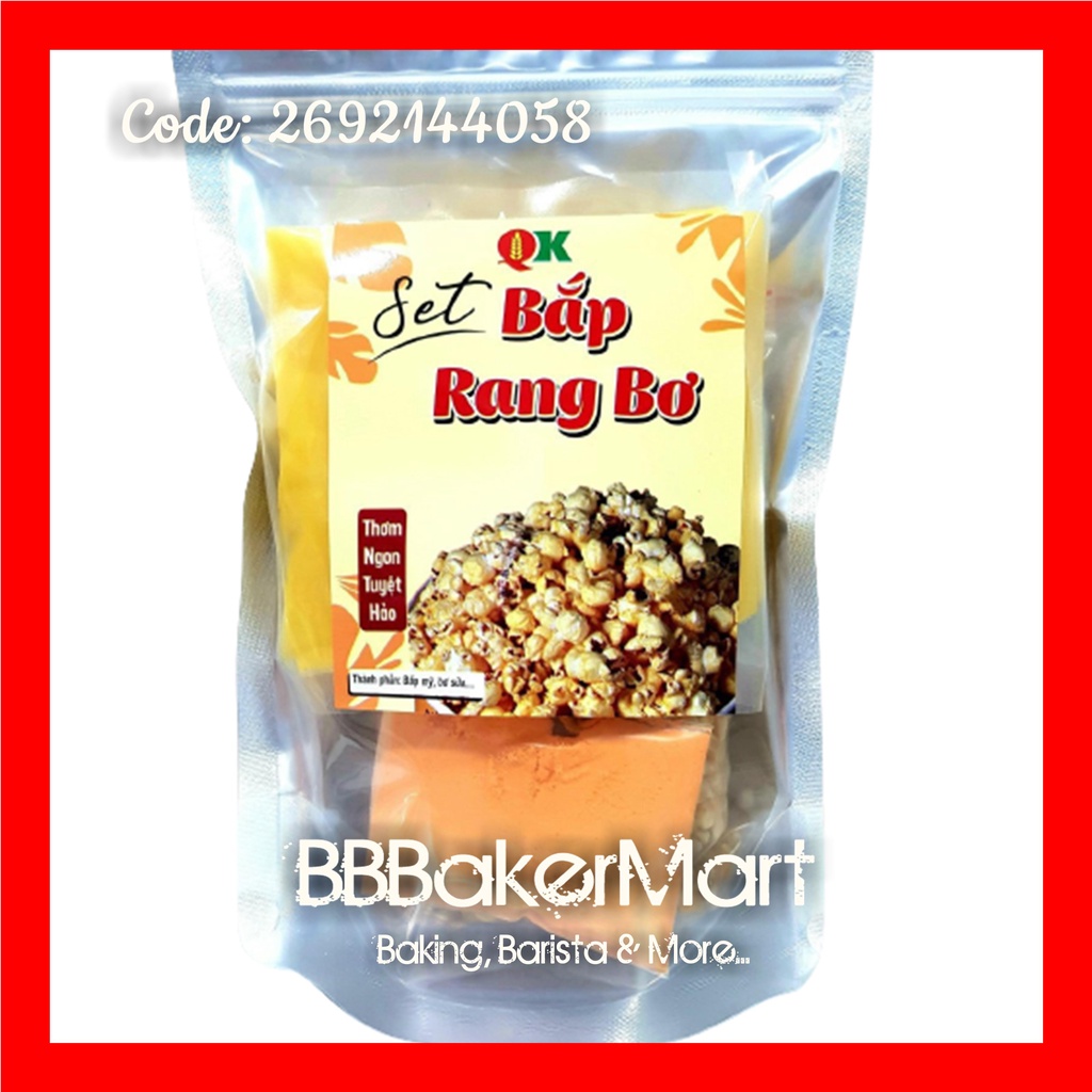 Set combo nguyên liệu BẮP RANG BƠ QK