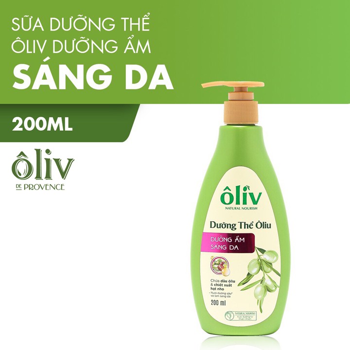 Sữa Dưỡng Thể Ôliv Dưỡng Ẩm Hương Oliu 200ml | BigBuy360 - bigbuy360.vn